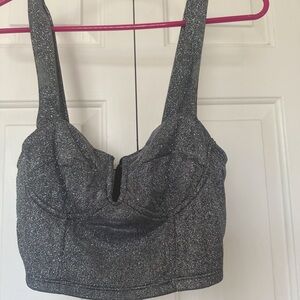 Sparkle crop top 🤍